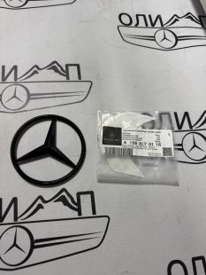 Эмблема на крышку багажника на Mercedes GL GLS x166 черная Эмблема на крышку багажника на Mercedes GL GLS x166 черная
